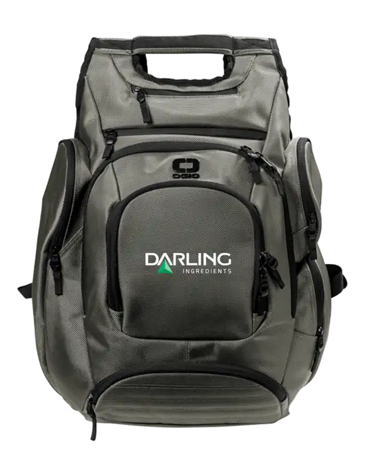 OGIO Medium Grey Metro Ballistic Laptop Backpack w/Darling Ingredients Logo