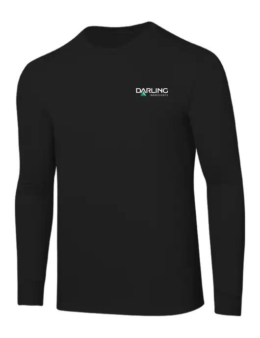 Core Blend Black Long Sleeve Tee w/Darling Ingredients Logo