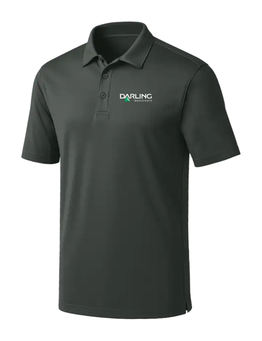 Dark Grey Silk Touch Performance Polo w/Darling Ingredients Logo
