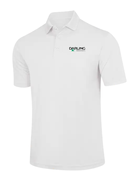 White PosiCharge Competitor Polo w/Darling Ingredients Logo