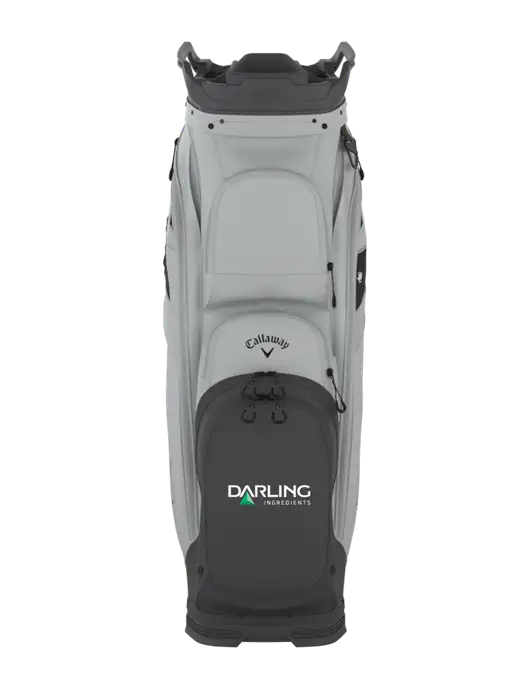 Callaway Org 14 Light Grey Cart Golf Bag  w/Darling Ingredients Logo