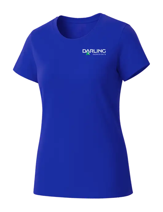 Womens Seriously Soft Royal T-Shirt w/Darling Ingredients Logo