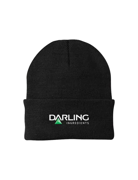 Black Knit Cap w/Darling Ingredients Logo