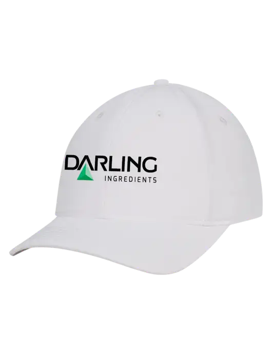 White Nylon Twill Performance Cap w/Darling Ingredients Logo