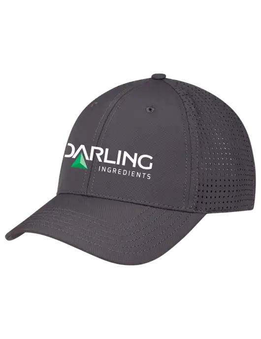 Charcoal Performance Stretchable Cap Hook & Loop w/Darling Ingredients Logo