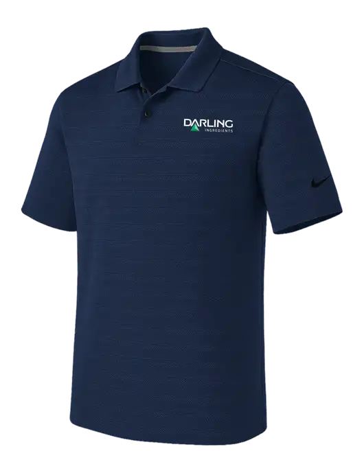 Nike Navy Dri-FIT Vapor Jacquard Polo w/Darling Ingredients Logo