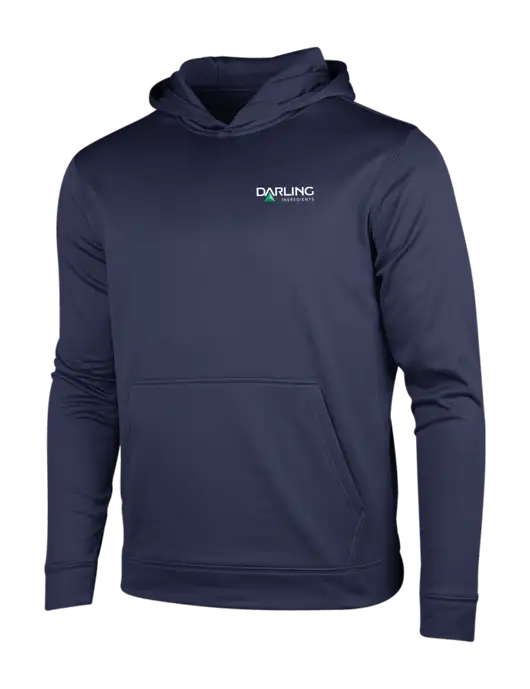 Navy Sport-Wick Fleece Hooded Pullover w/Darling Ingredients Logo