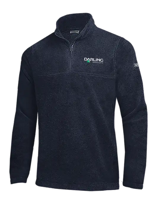 Columbia Navy Steens Mountain Fleece 1/2 Zip Pullover w/Darling Ingredients Logo