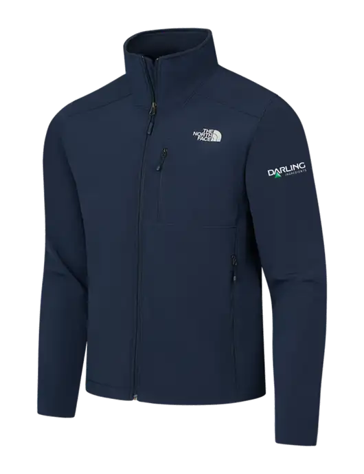 North Face Navy Apex Barrier Soft Shell Jacket w/Darling Ingredients Logo