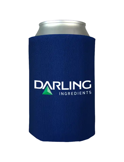 Dark Royal Blue Foam Coolie w/Darling Ingredients Logo