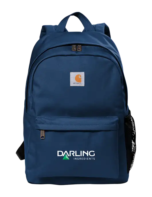 Carhartt Navy Canvas Backpack w/Darling Ingredients Logo