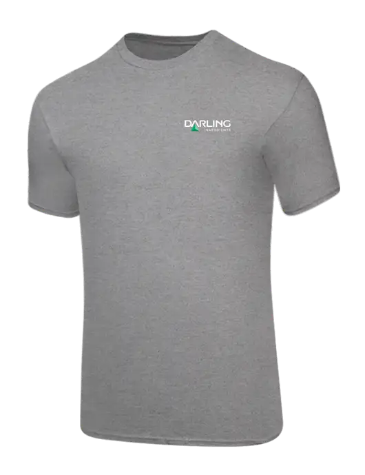 Core Blend Medium Grey Heather T-Shirt w/Darling Ingredients Logo