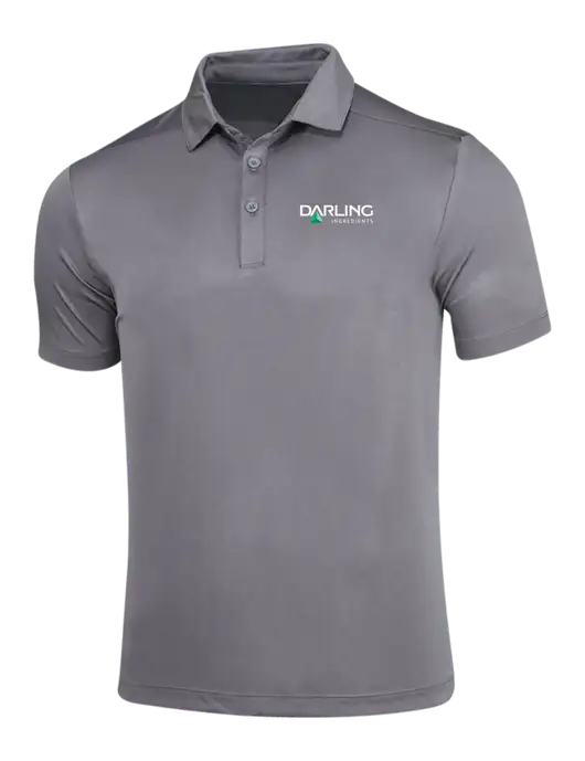 Dark Smoke Grey Posi-UV Pro Polo w/Darling Ingredients Logo
