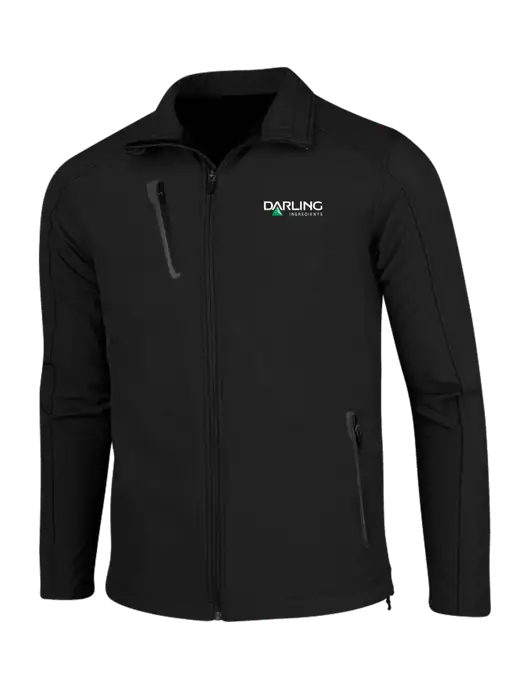 Black Welded Softshell Jacket w/Darling Ingredients Logo