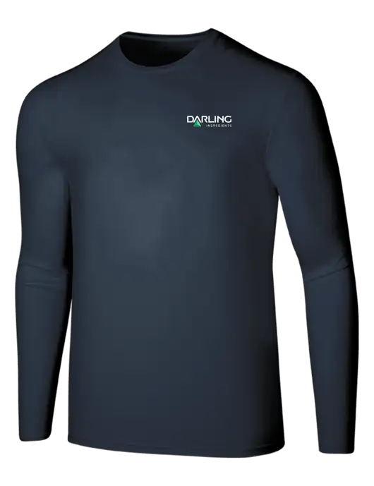 Seriously Soft Navy Long Sleeve T-Shirt w/Darling Ingredients Logo