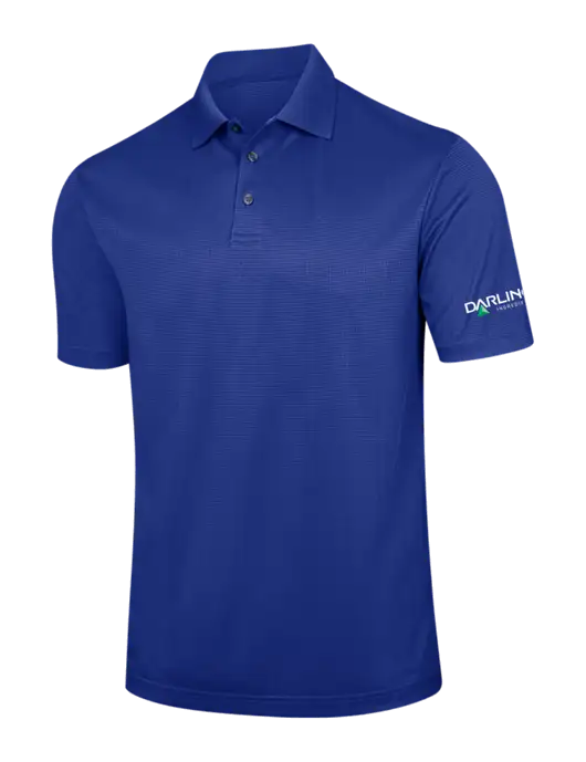Dark Royal Blue Performance Fine Jacquard Polo w/Darling Ingredients Logo