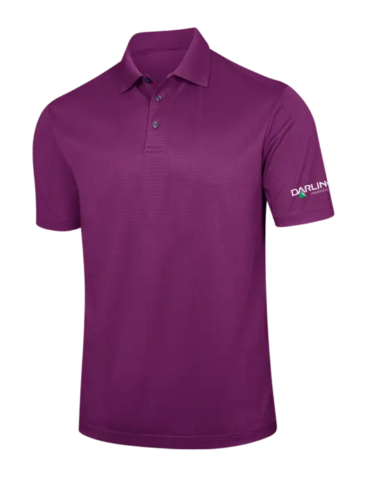 Violet Purple Performance Fine Jacquard Polo w/Darling Ingredients Logo