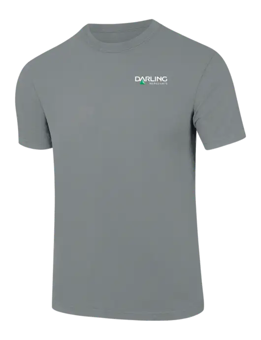 Comfort Colors 6.1 oz Medium Grey Heavyweight Ring Spun T-Shirt w/Darling Ingredients Logo