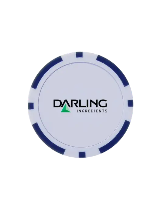 Dark Royal Poker Chip Ball Marker w/Darling Ingredients Logo