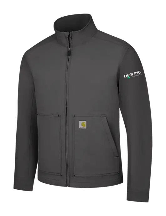 Carhartt Dark Grey Super Dux Soft Shell Jacket w/Darling Ingredients Logo