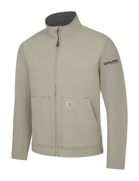Carhartt Light  Grey Super Dux Soft Shell Jacket w/Darling Ingredients Logo