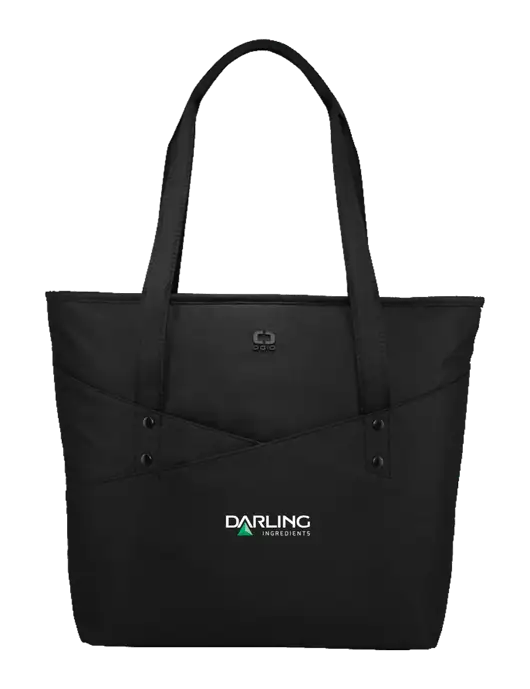 OGIO Black Downtown Tote 
 w/Darling Ingredients Logo