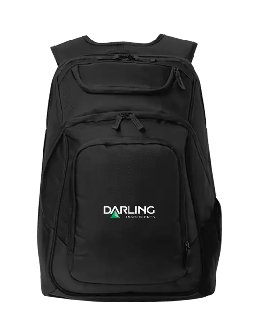 Executive Black Laptop Backpack w/Darling Ingredients Logo