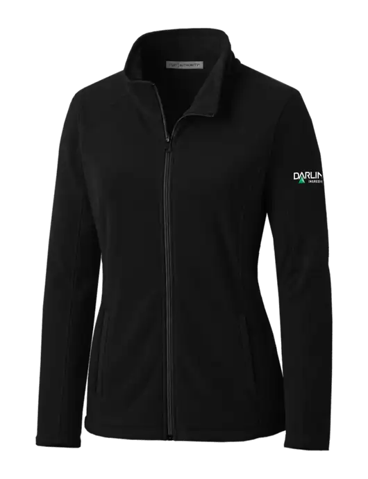 Black Womens Microfleece Jacket w/Darling Ingredients Logo