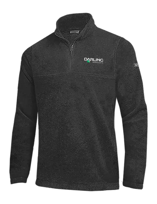 Columbia Charcoal Heather Steens Mountain Fleece 1/2 Zip Pullover w/Darling Ingredients Logo