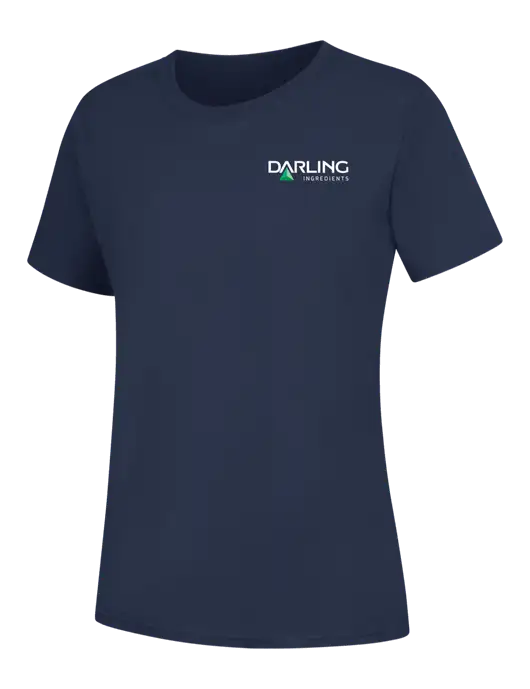 Womens Navy Core Blend Tee w/Darling Ingredients Logo