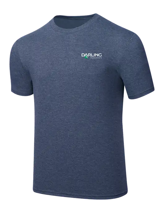 Simply Soft Navy Frost 4.5oz  Poly/Combed Ring Spun Cotton T-Shirt w/Darling Ingredients Logo