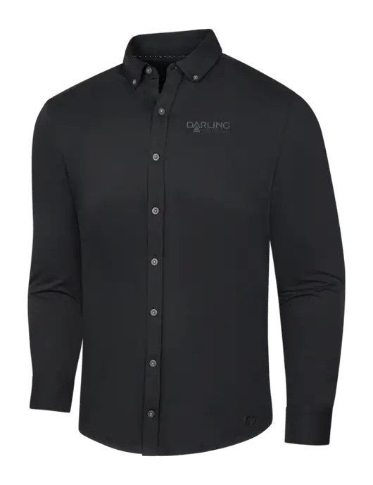 OGIO Blacktop Modern Code Stretch Button-Up Shirt w/Darling Ingredients Logo