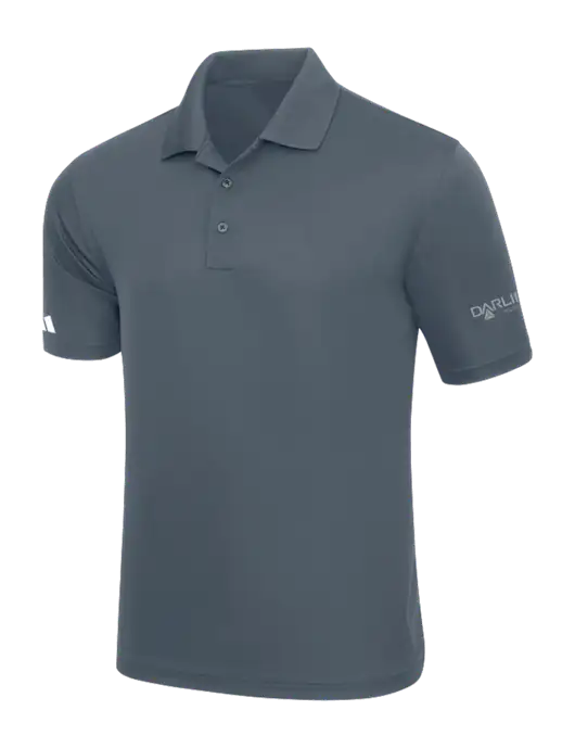Adidas Medium Grey Basic Sport Polo w/Darling Ingredients Logo