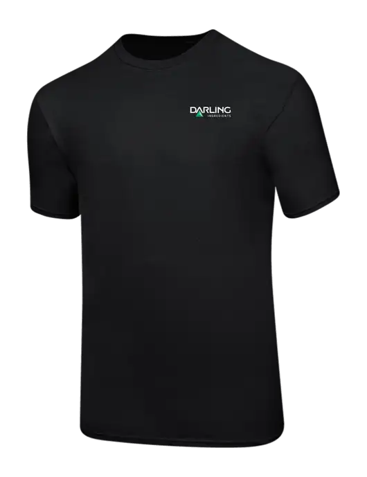 Ring Spun Jet Black 4.5 oz T-Shirt w/Darling Ingredients Logo