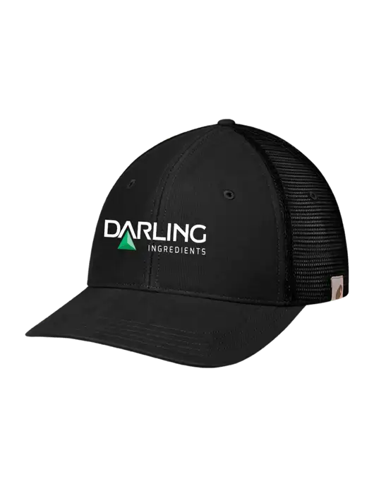 Carhartt Black Canvas Trucker Cap w/Darling Ingredients Logo