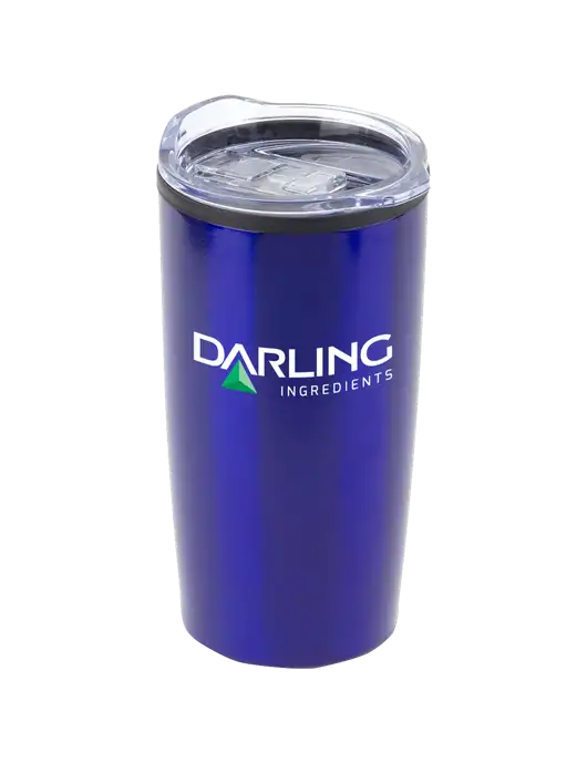 Olympus Blue 20 oz Tumbler w/Darling Ingredients Logo