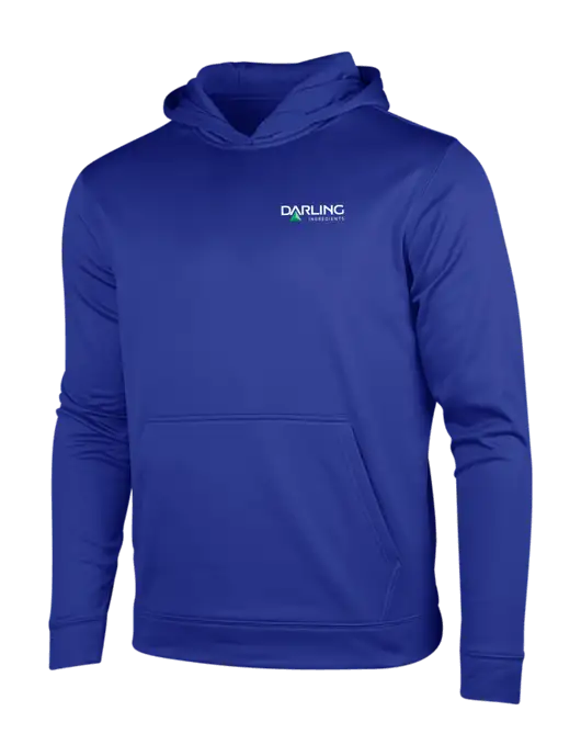 True Royal Sport-Wick Fleece Hooded Pullover w/Darling Ingredients Logo