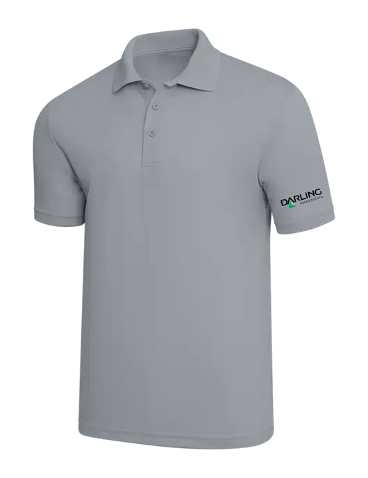 Light Grey PosiCharge RacerMesh Polo w/Darling Ingredients Logo