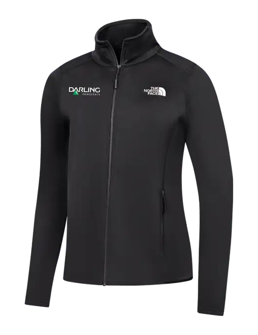 The North Face Womens Black Skyline Full-Zip Fleece Jacket w/Darling Ingredients Logo