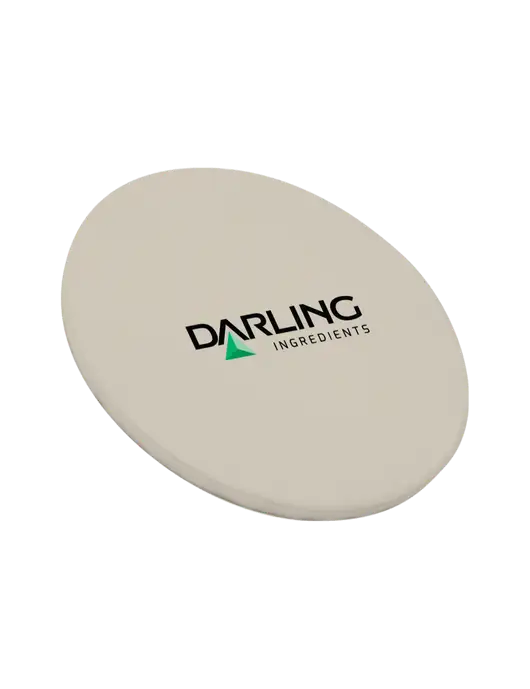 Round Sandstone Coaster w/Darling Ingredients Logo