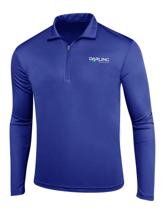 Dark Royal PosiCharge Competitor 1/4 Zip Pullover w/Darling Ingredients Logo