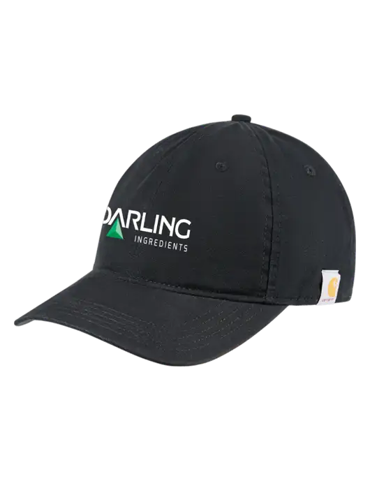 Carhartt Black Cotton Canvas Cap w/Darling Ingredients Logo