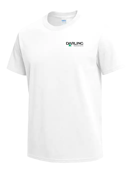 White Heavyweight 6.1 oz T-Shirt w/Darling Ingredients Logo