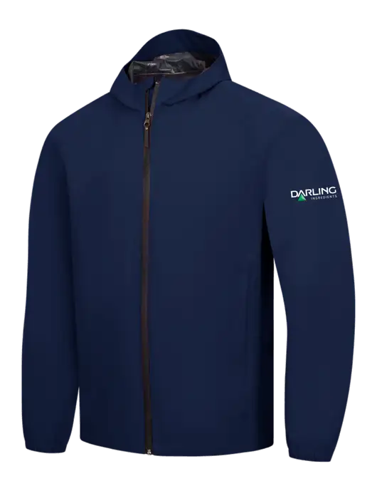 Navy Essential Rain Jacket w/Darling Ingredients Logo