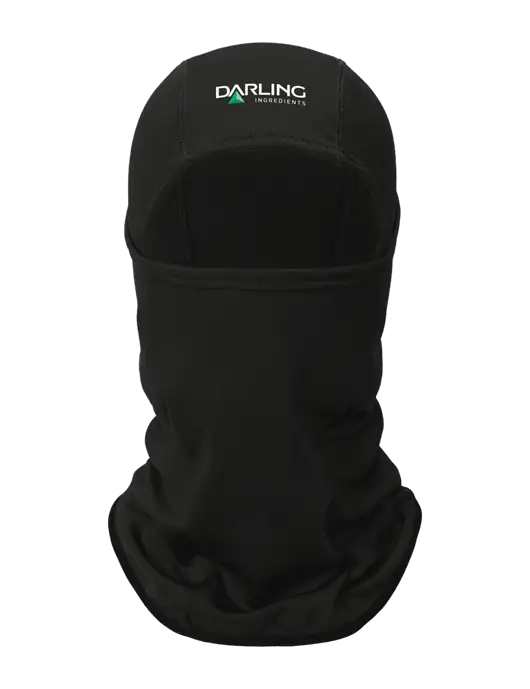 Black CornerStone Smooth Fleece Face Mask w/Darling Ingredients Logo