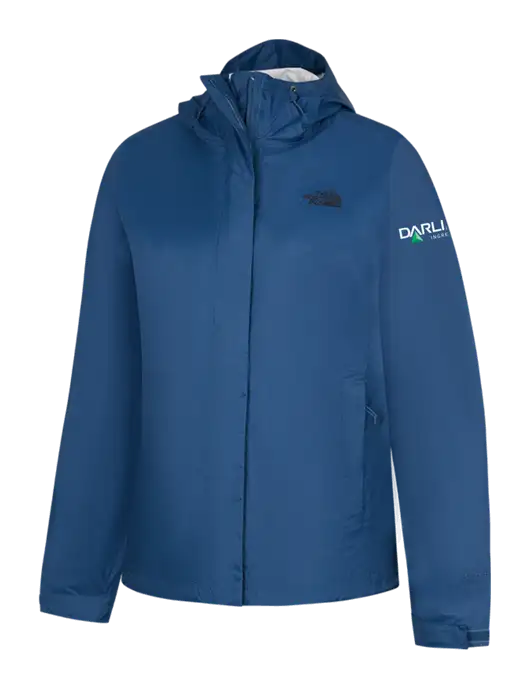 The North Face Womens Navy DryVent Rain Jacket w/Darling Ingredients Logo