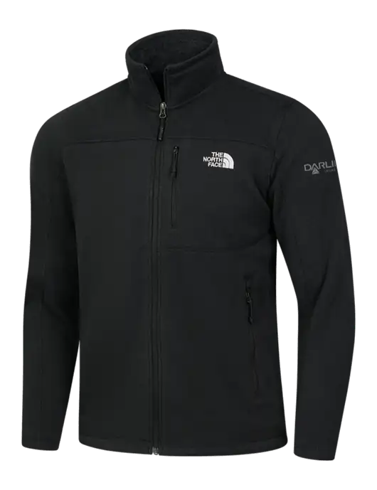 North Face Black Heather Sweater Fleece Jacket w/Darling Ingredients Logo