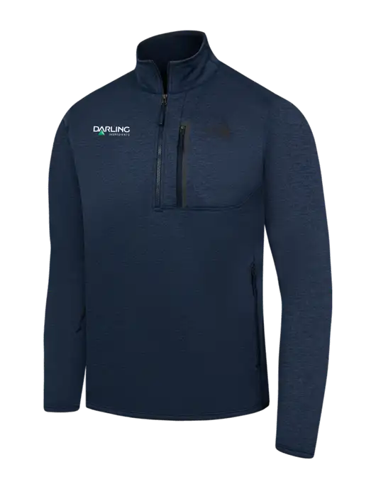 The North Face Navy Heather Skyline 1/2-Zip Fleece w/Darling Ingredients Logo