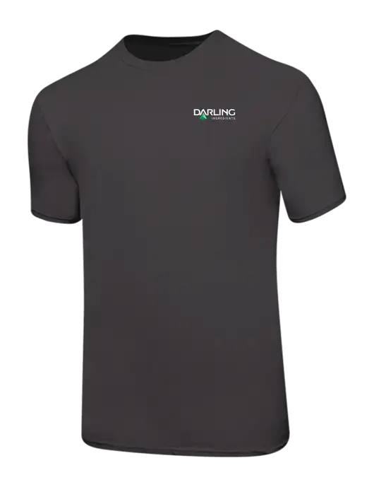 Ring Spun Charcoal 4.5 oz T-Shirt w/Darling Ingredients Logo