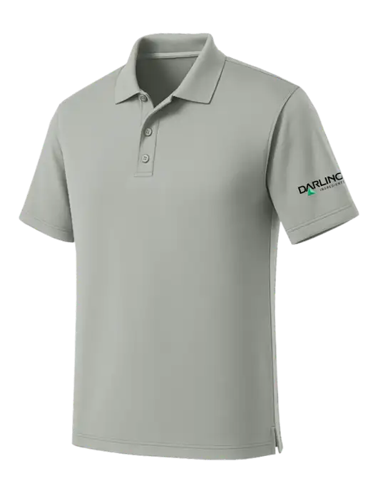 Light Grey Dry Zone UV Micro Mesh Polo w/Darling Ingredients Logo